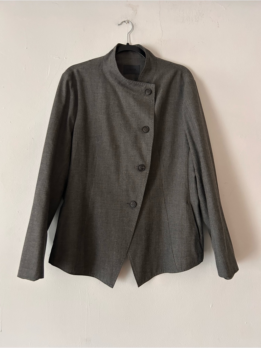 OSKA Women's Striped Oversize Blazer Button Down Jacket